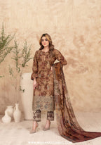 Merrachi by Tawakkal | Unstitched Embroidered Fancy Lawn Collection – 2026 (D-05)