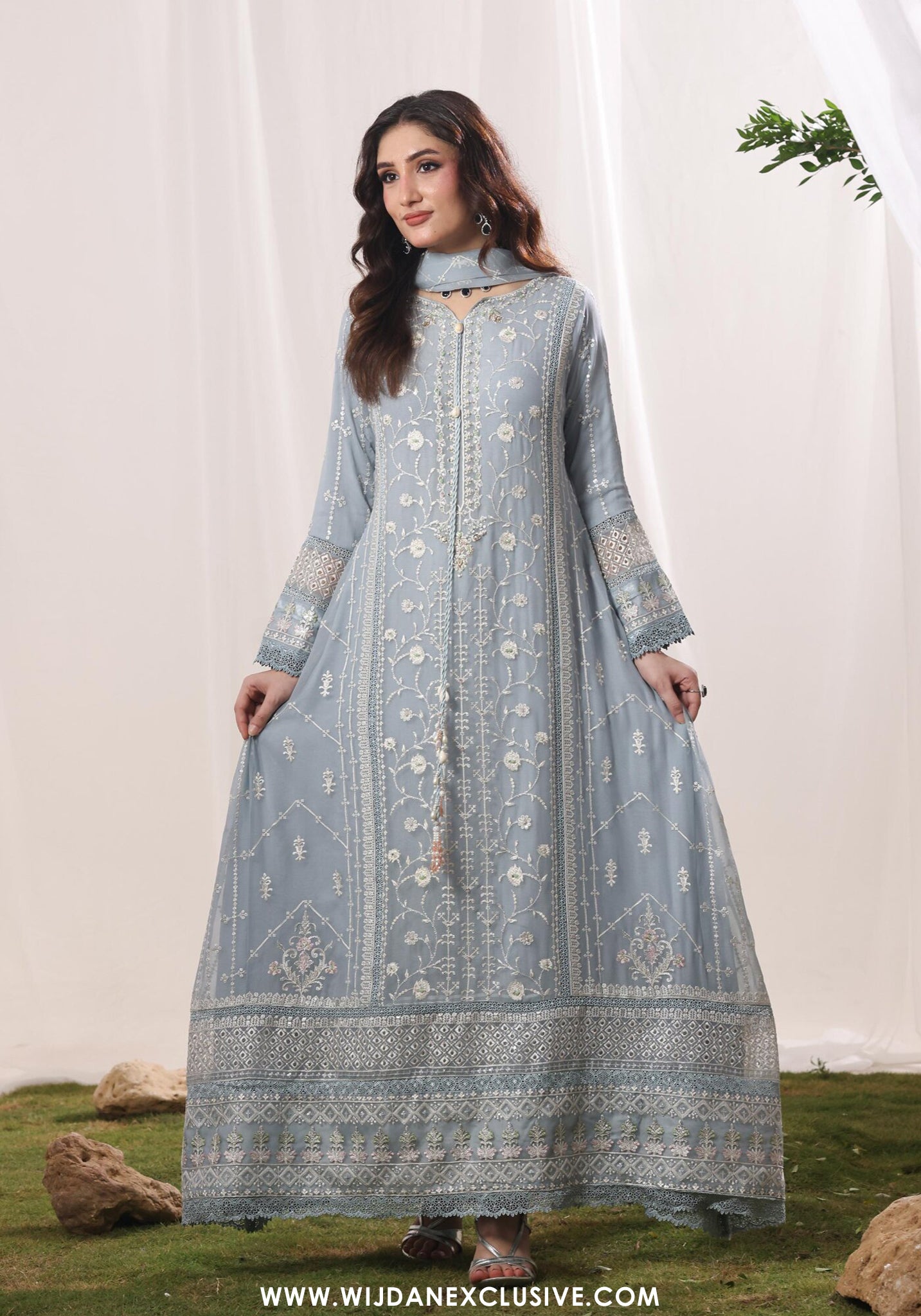 Mehrab by Guzel | Stitched Luxury Chiffon Embroidered Collection - 2026 (NARMEEN)