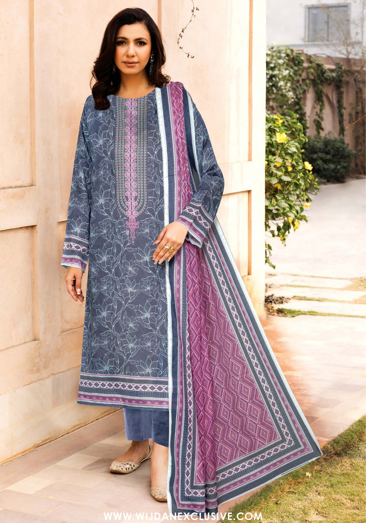 Glow by Johra | Unstitched Printed Lawn Collection JH-1432