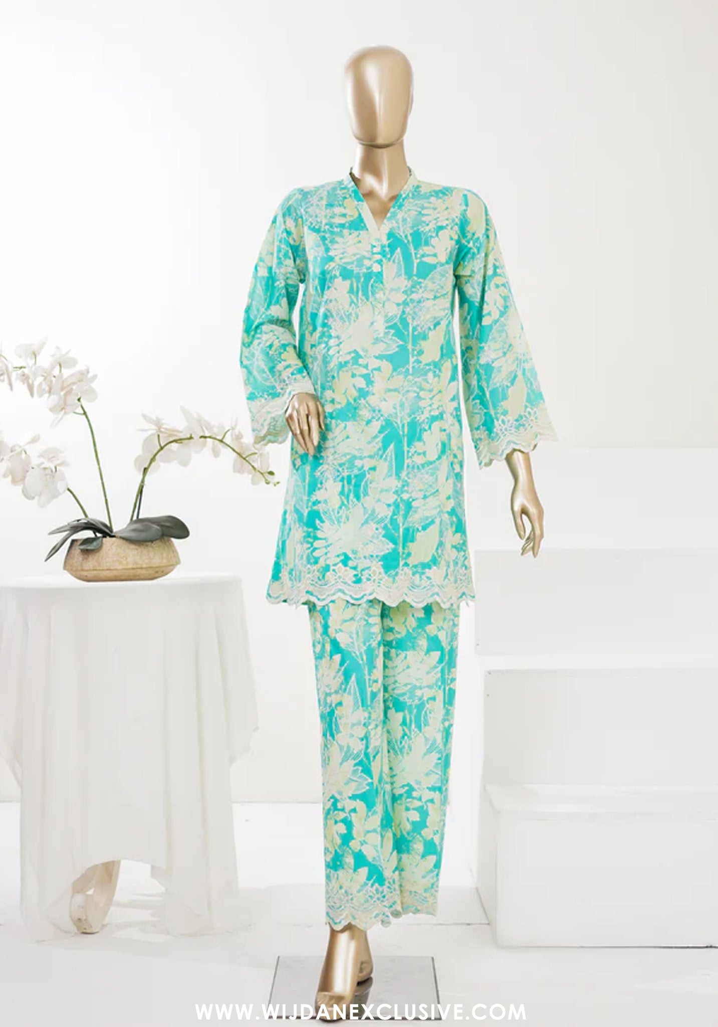 Summer Essentials by Amna Khadija | Stitched Embroidered 2PC Co-Ords Collection - 2026 (D-05)