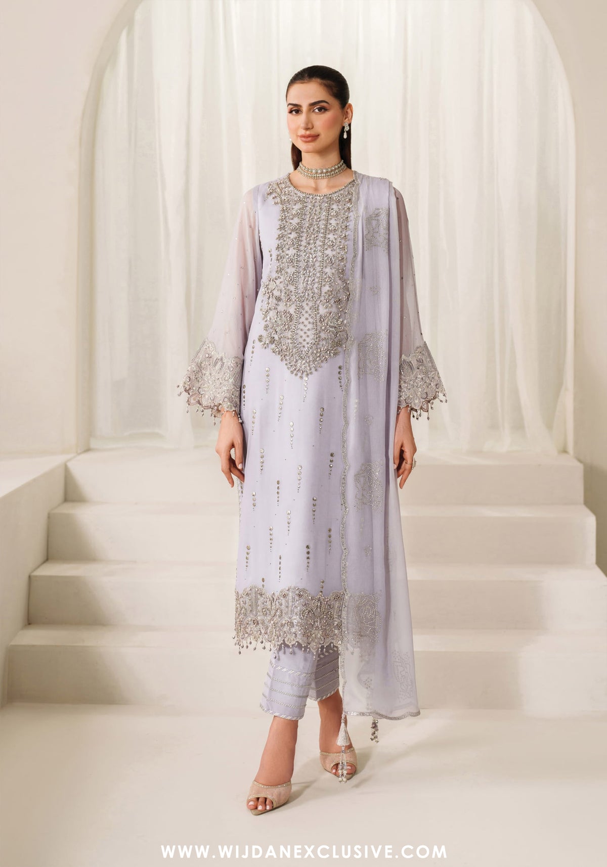 Alizeh Reena Handmade Unstitched Luxury Chiffon Collection - 2025 (FEEHA)