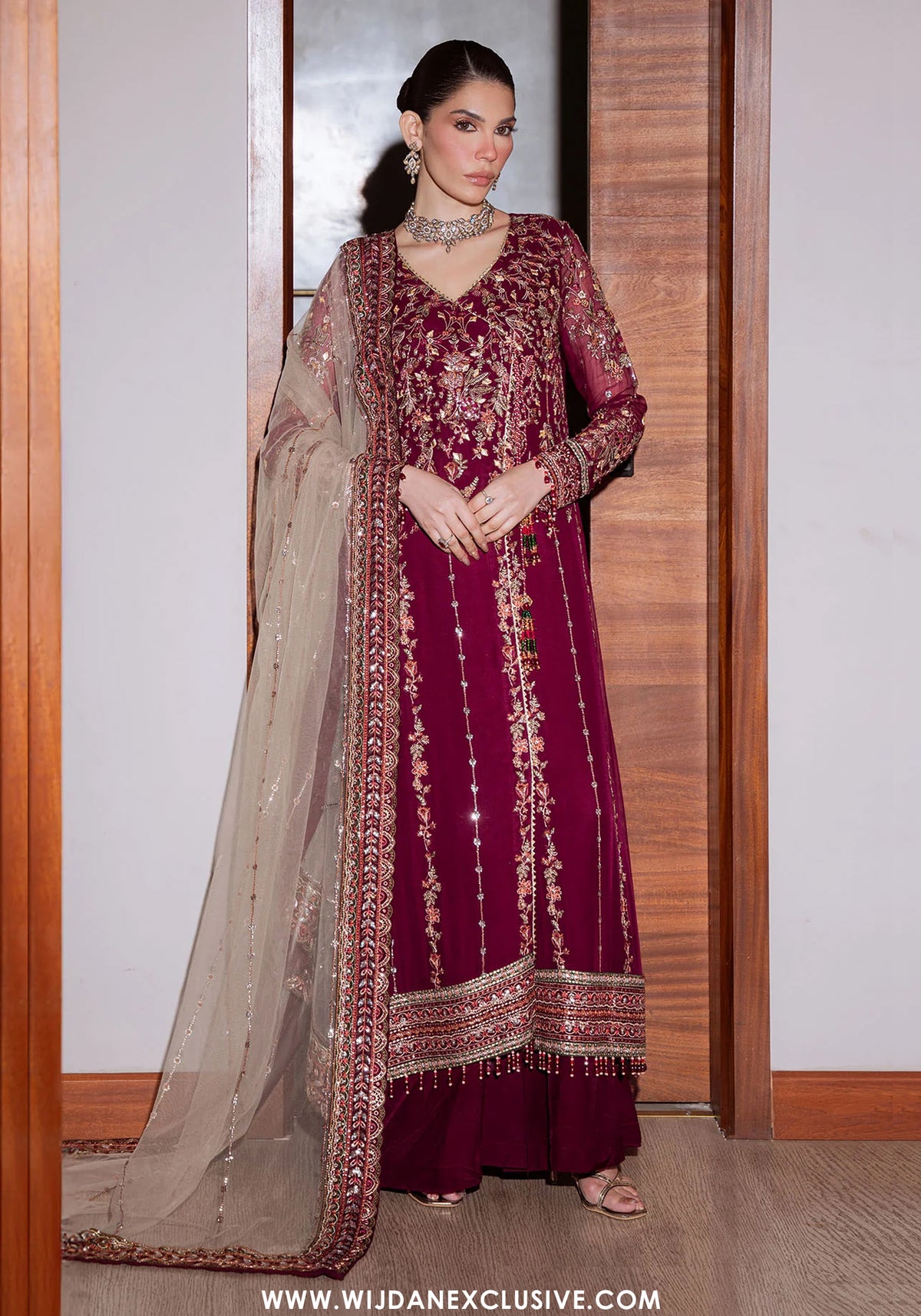 Elaya by Nureh | Unstitched Luxury Chiffon Formal Collection - 2026 NEL-86