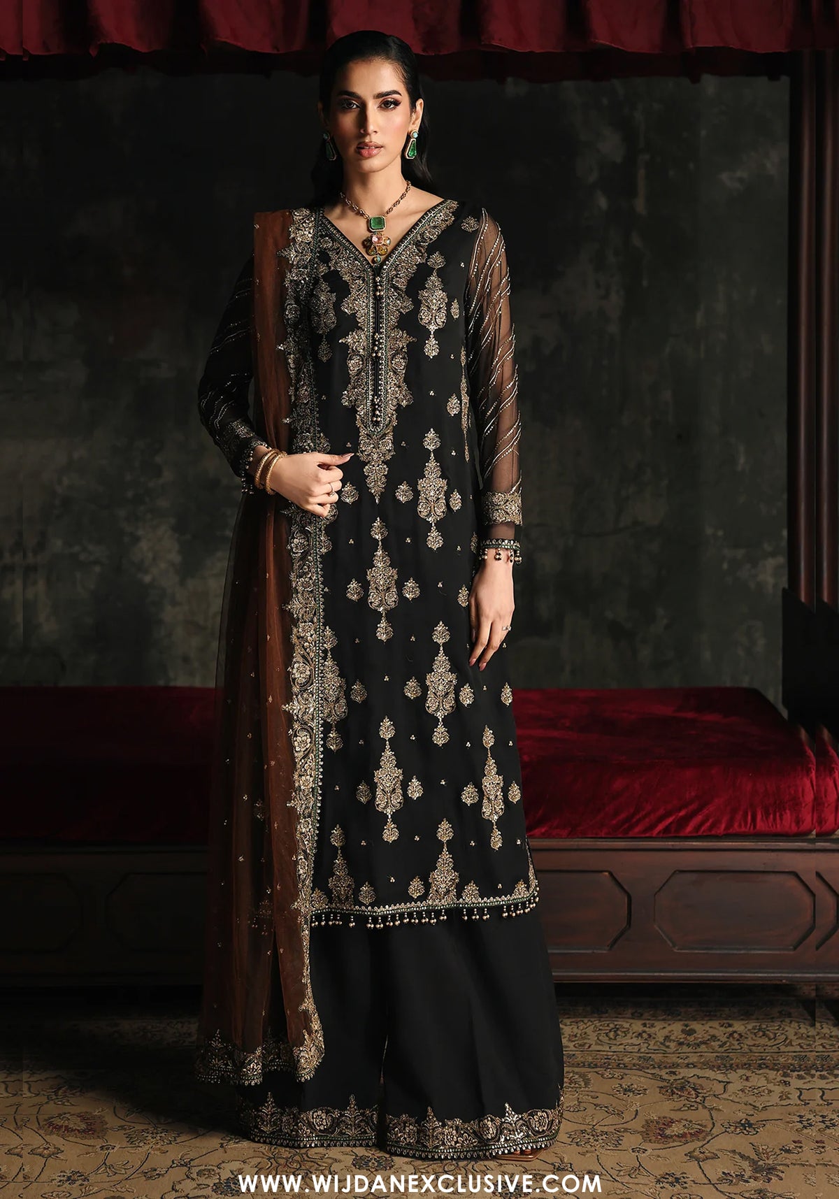 Aura by Charizma | Unstitched Luxury Chiffon Vol-01 Collection - 2026 CA26-01