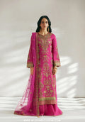 Vera Unstitched Embroidered Festive Formal Collection'26 (Ada Magenta Shirt Set)