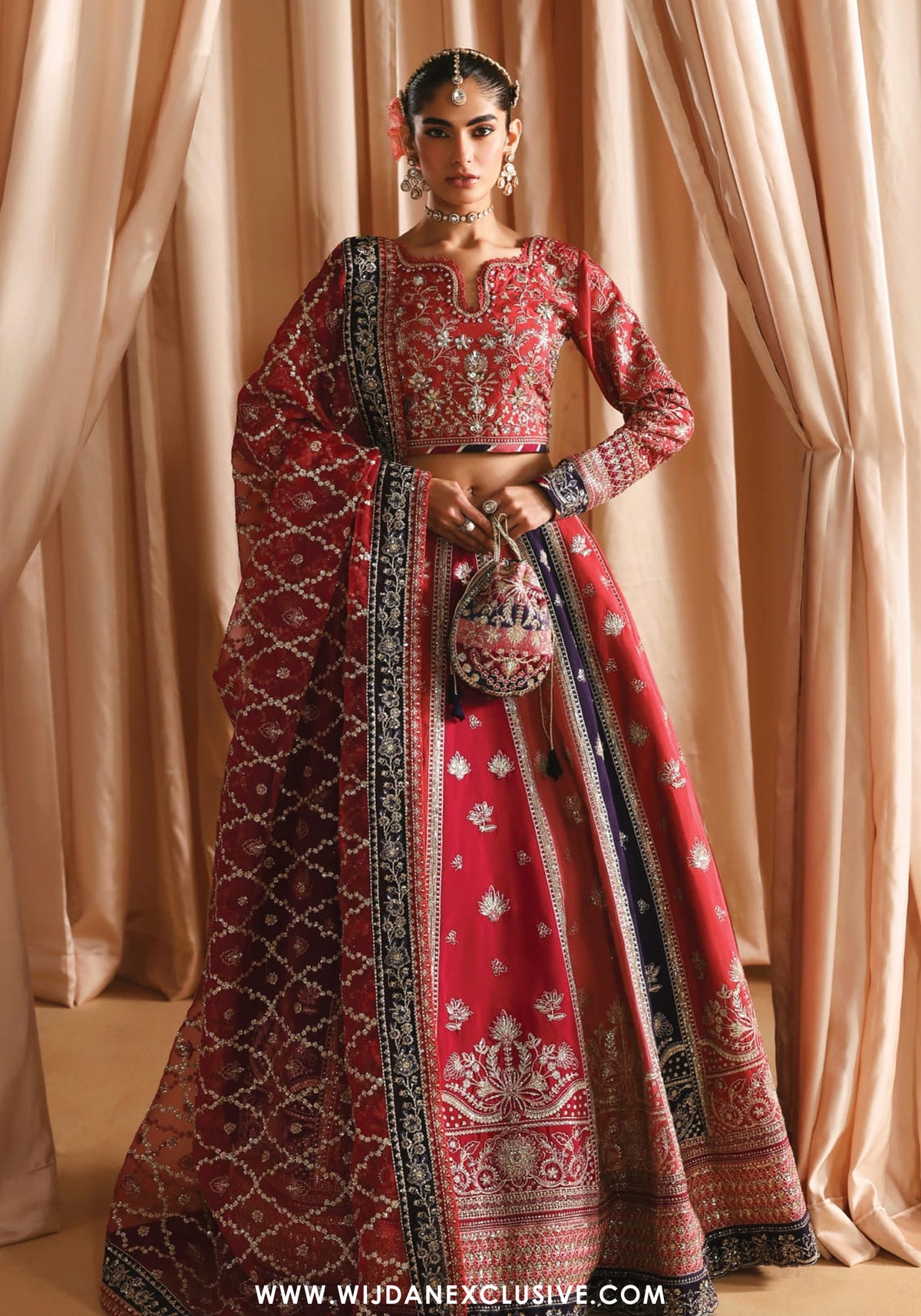 Gulaal Unstitched Embroidered Wedding Collection (AYSANA)