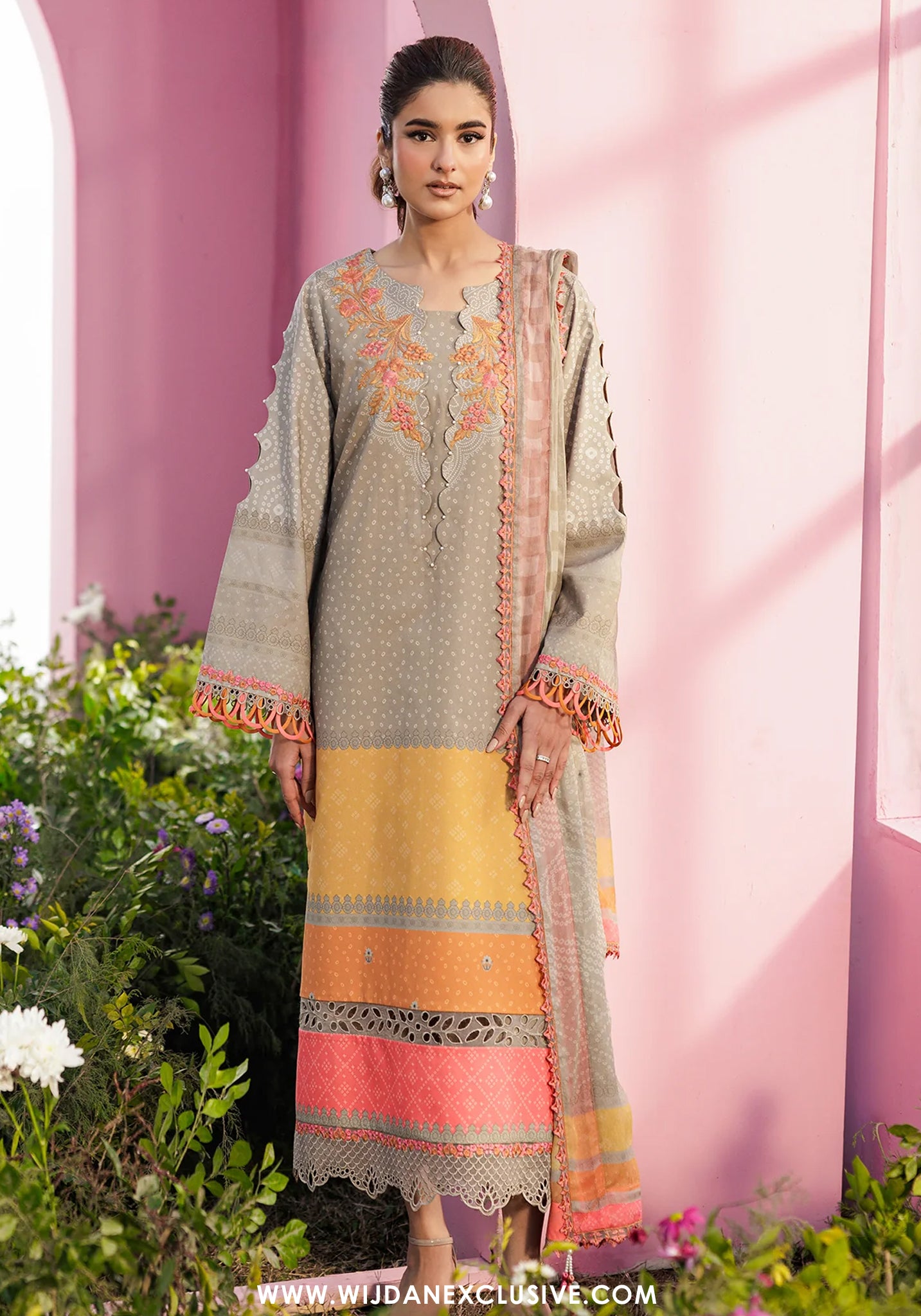 Combination by Charizma | Unstitched Embroidered Lawn Vol-II Collection - 2026 (CC6-15)