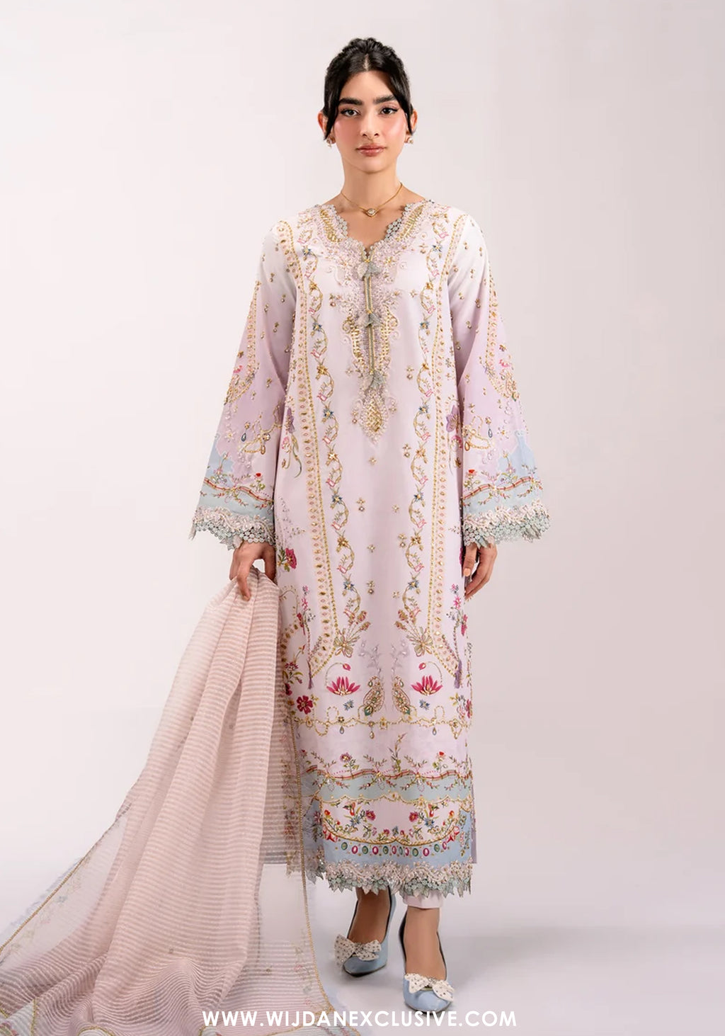 Luxe by Qalamkar | Unstitched Embroidered Silk Formal Collection - 2026 (NOA)