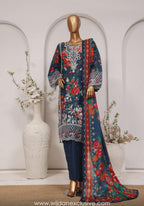 Bin saeed Exclusive Embroidered 3pc Collection'25 Vol-01 D-05