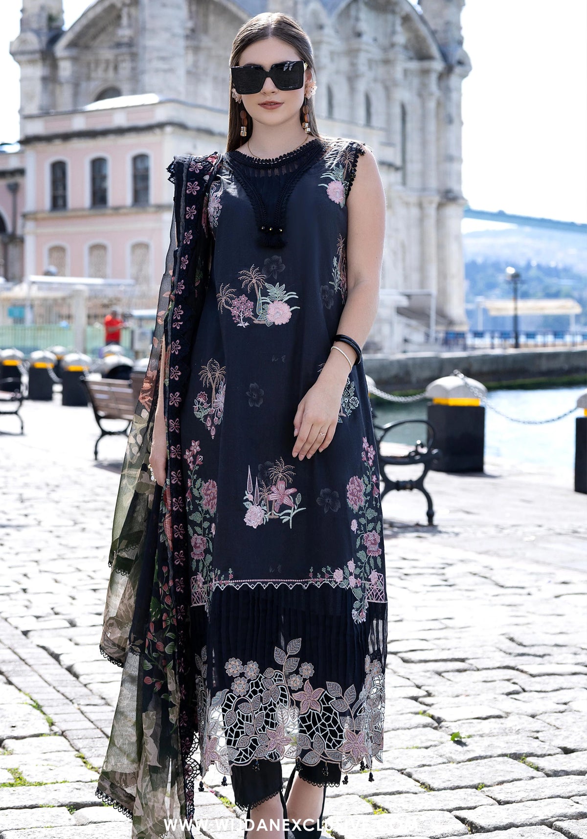 Sunshine Bloom Premium Unstitched Embroidered Collection - 2026 (D-05)