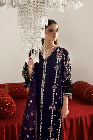 Zarposh by Emaan Adeel | Unstitched Velvet Collection - 2025 (DILNAR)