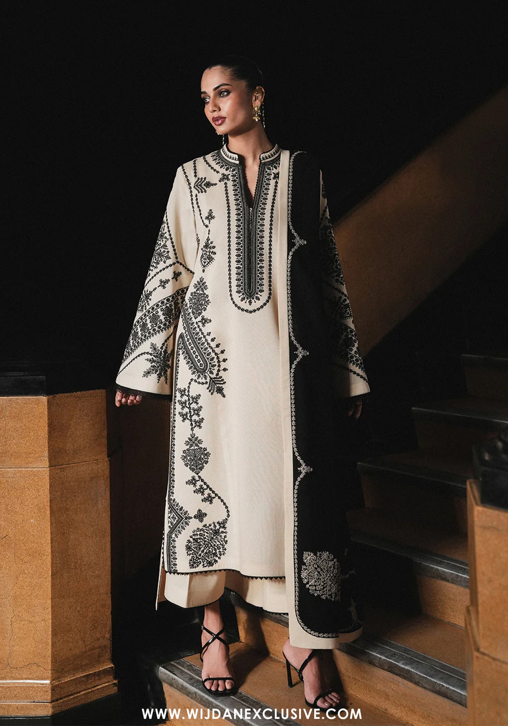 Jugnu by Hussain Rehar | Unstitched Karandi Embroidered Collection - 2026 (NIGAH)