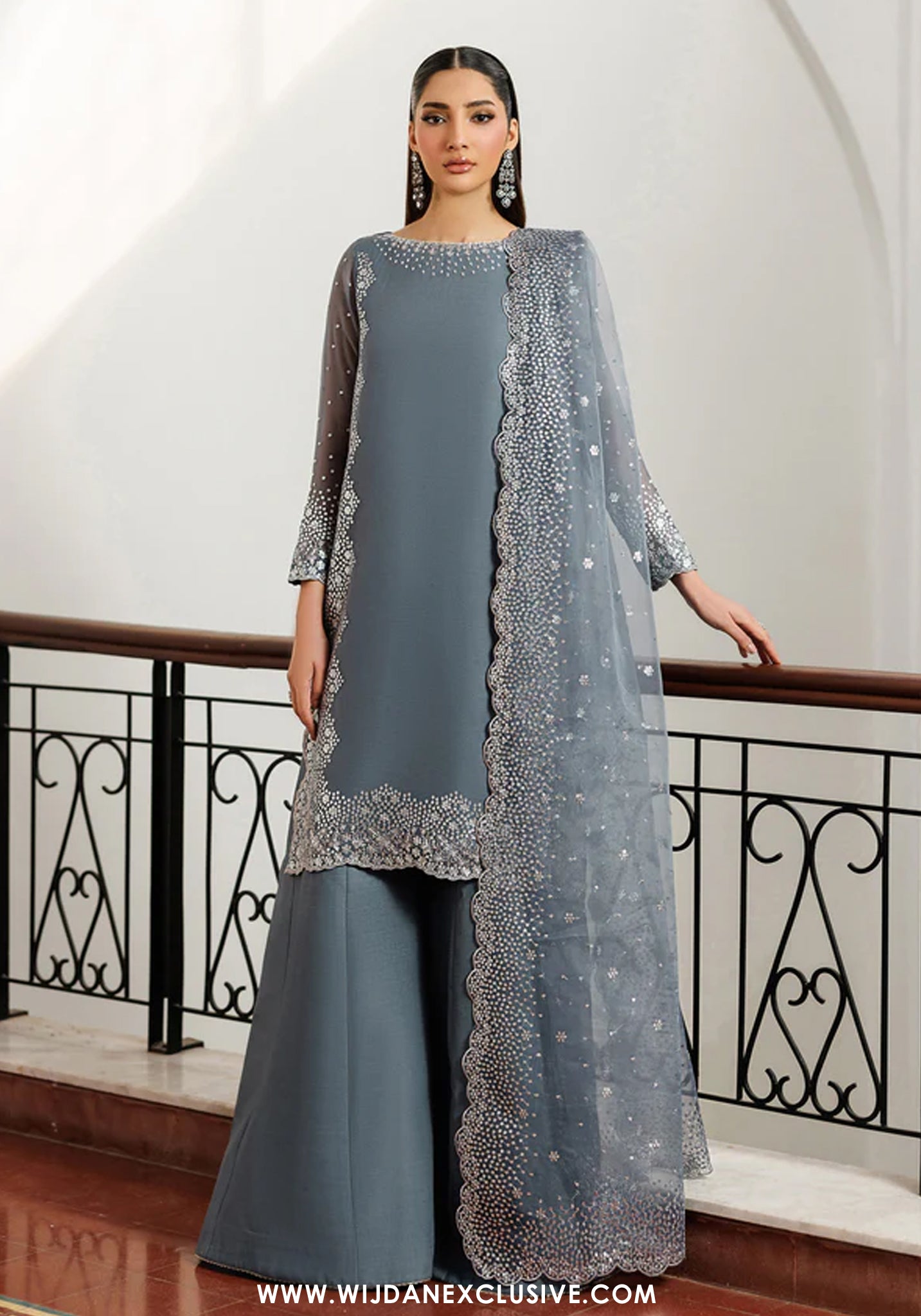 Nourah by Zarif | Unstitched Embroidered Formal Collection - 2026 (ZARMINA)