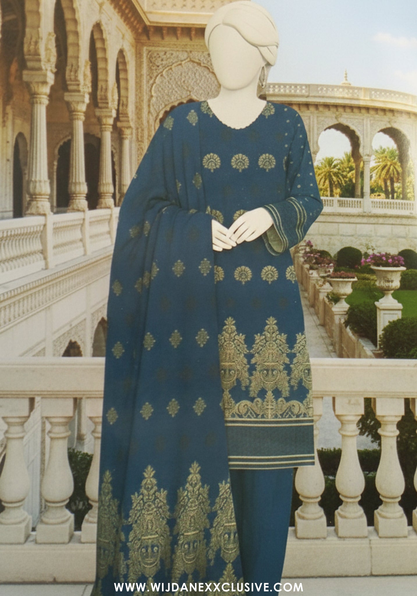 Chashni Broshia Unstitched Lawn Collection by Wijdan (D-05)