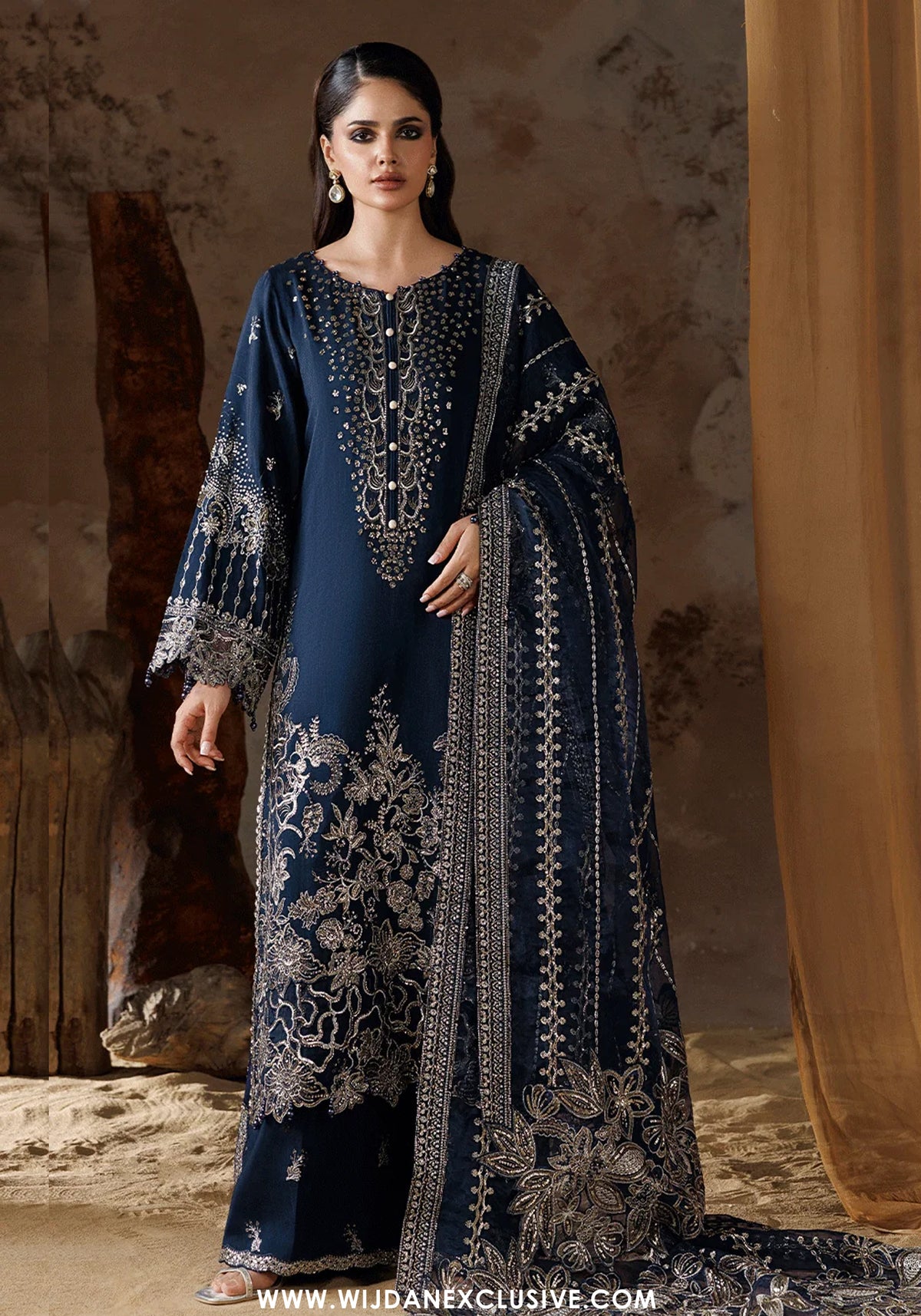 Shehnai by Ramsha | Unstitched Luxury Formal Raw Silk Collection'26 (SS-205)