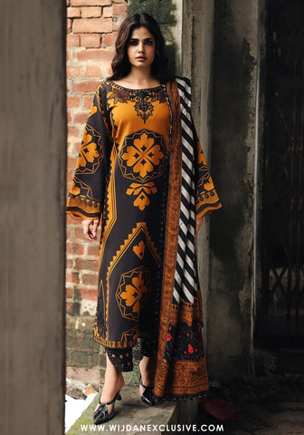 Combination by Charizma | Unstitched Embroidered Linen Vol-II Winter - 2025 CCW6-13