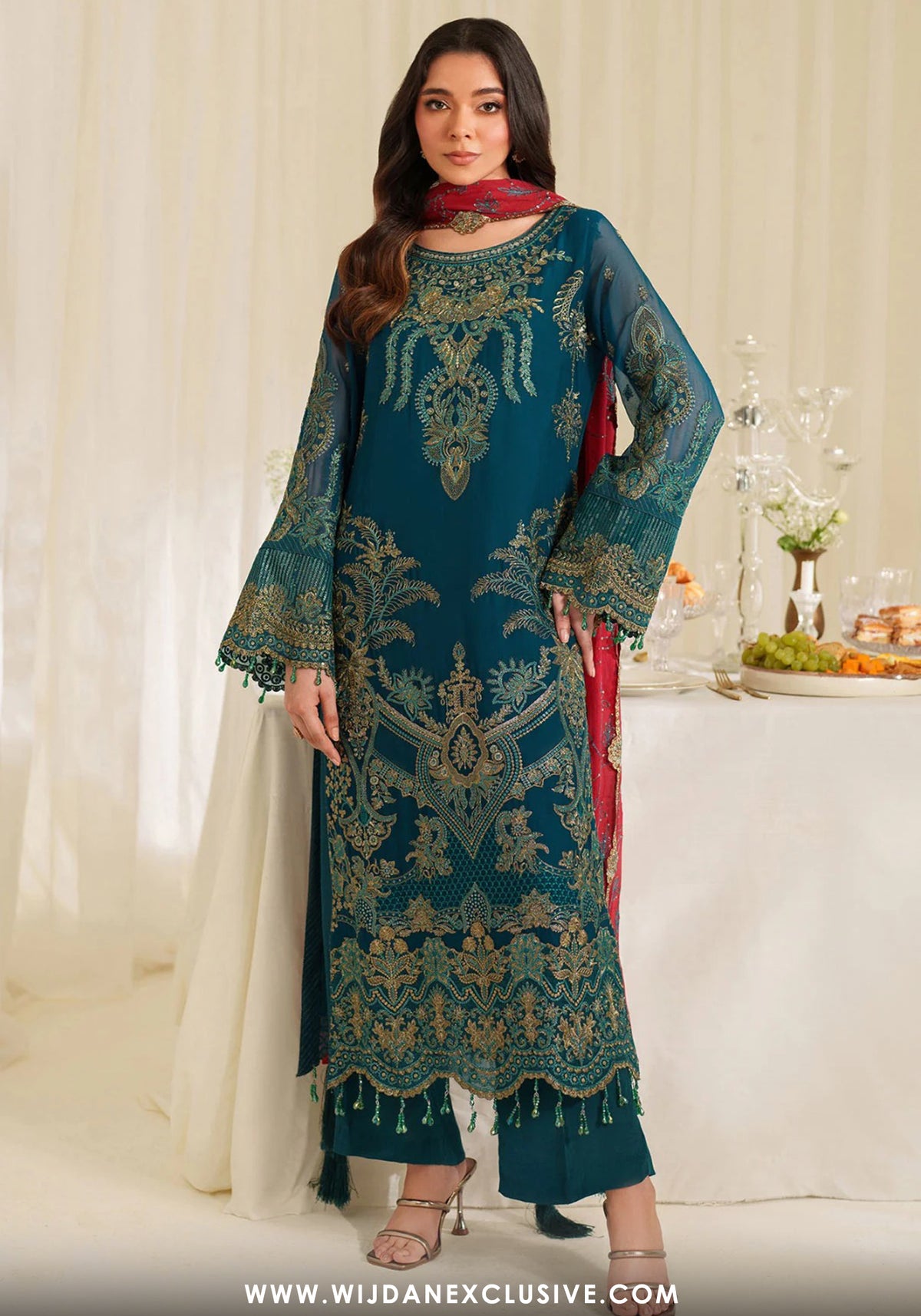 Noore Unstitched Luxury Chiffon Collection - 2025 by Imrozia Serene M-93 LYRA