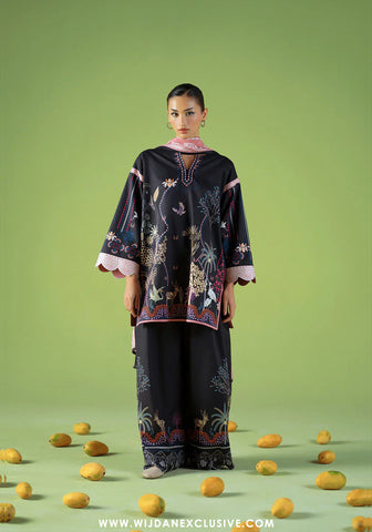 Joolie Prints Unstitched Cambric Collection - 2025 by Saira Rizwan (CITY BLOOM)