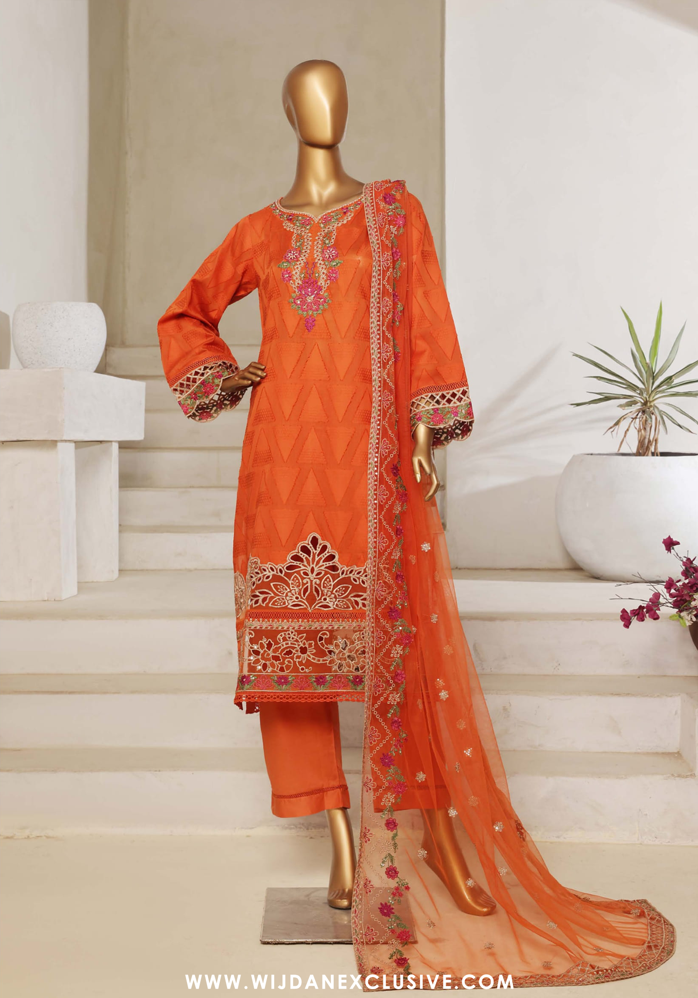 Sadabahar Embroidered Lawn Jacquard Collection - 2025 SB-JL-06