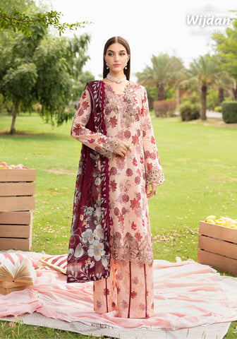 Rangrez Luxury Lawn Collection'25 Vol-06 by Ramsha N-605