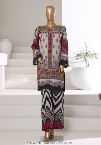 Sadabahar Printed Khaddar 2pc Co-Ord Collection - 2025 D-05