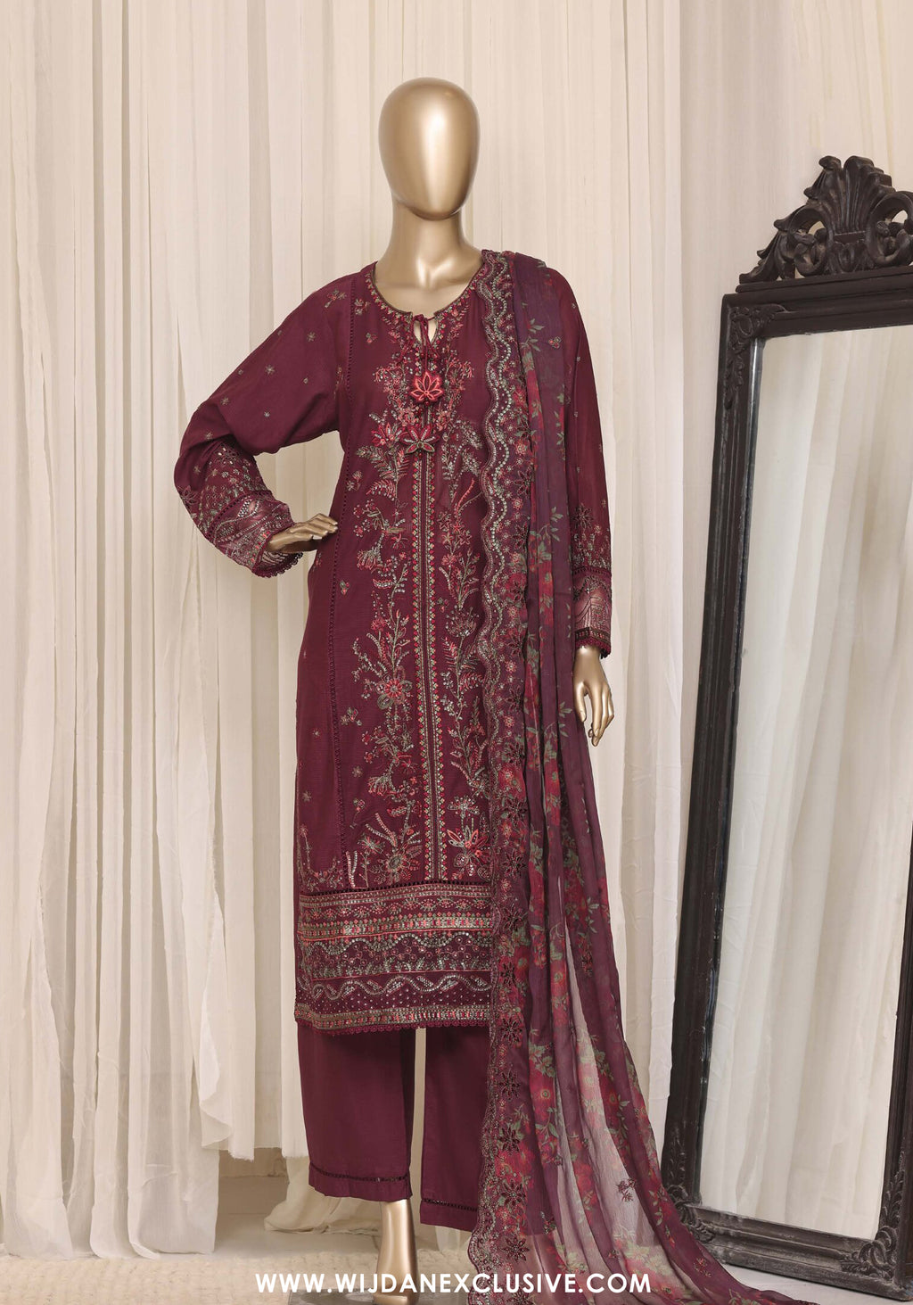 Sadabahar Stitched Luxury Embroidered Festive Vol-08 Collection - 2026 (D-05)
