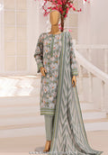 HZ Unstitched Platinum Floral Printed Lawn Collection - 2026 (D-05)