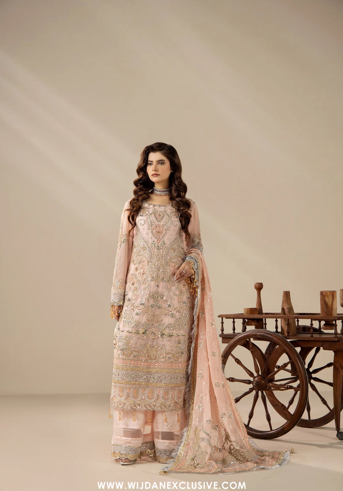 Areesha Unstitched Festive Formal Vol-23 Collection - 2026 (Blush Pearl Elegance)