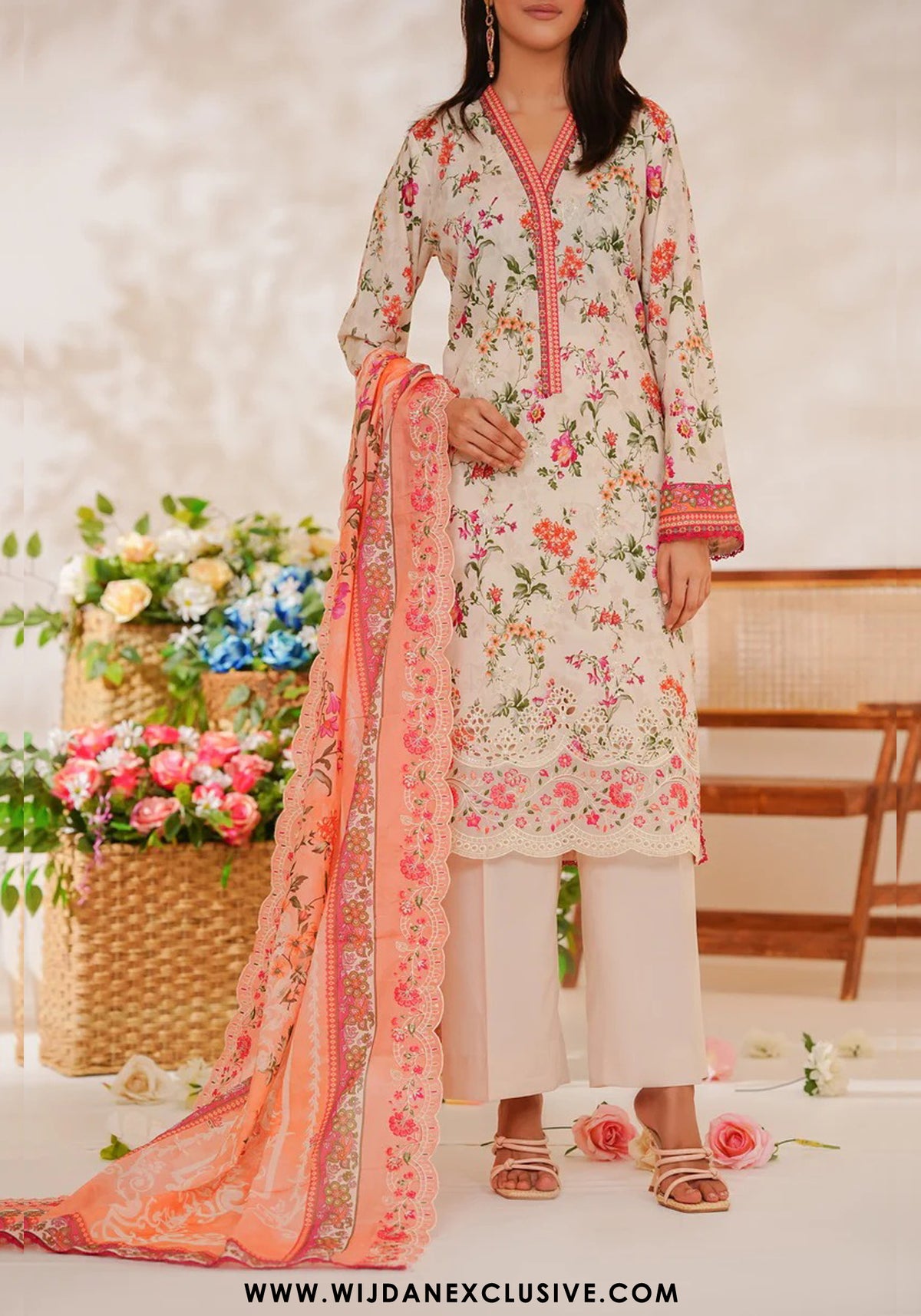 VS Zynah Unstitched Premium Chikankari Collection - 2025 D-683