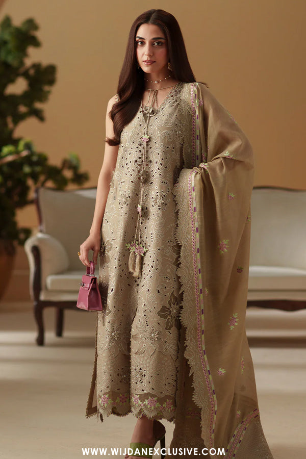 Mashriq by Bin Ilyas | Unstitched Luxury Lawn Collection - 2026 (D-113-A)