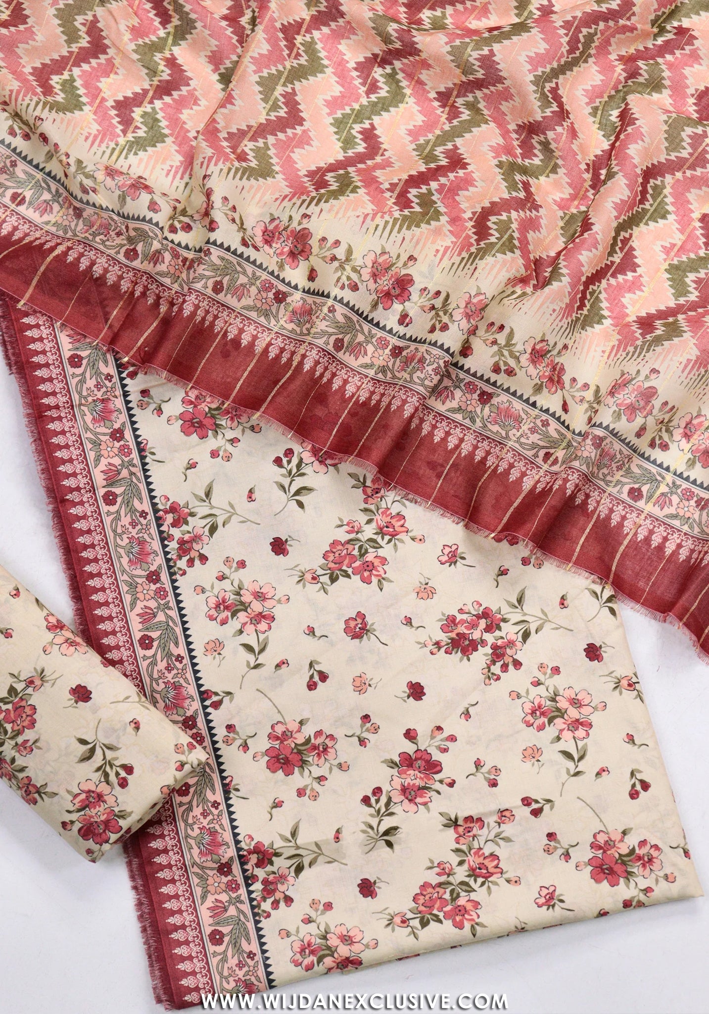 Bin Saeed Unstitched Printed Lawn Vol-I Collection - 2026 (PINK)