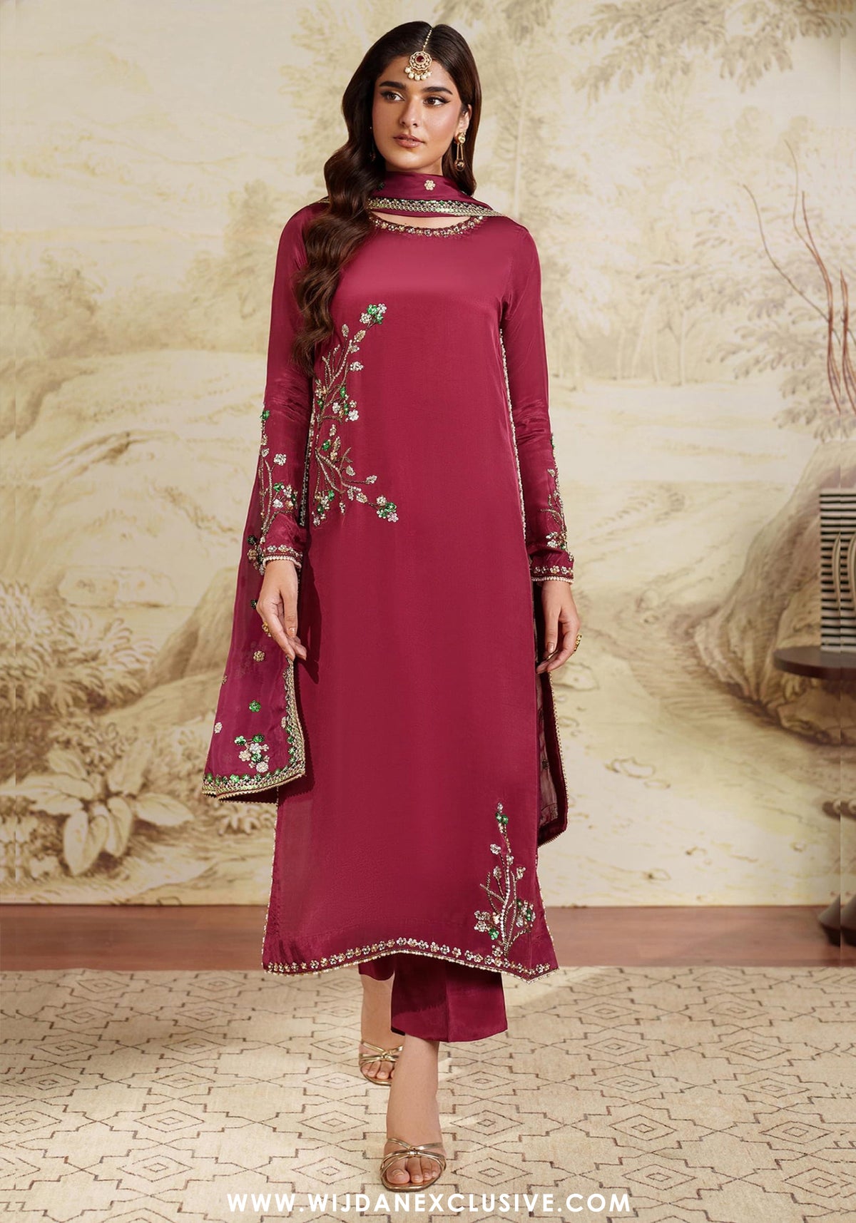Zarif Saheera Unstitched Hand Embellished Edit - 2025 ZRF-02 Shamma