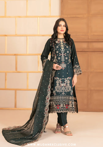 Tawakkal Mahani Semi-Stitched Fancy Embroidered Collection - 2025 D-4316