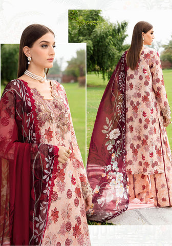 Rangrez Luxury Lawn Collection'25 Vol-06 by Ramsha N-605