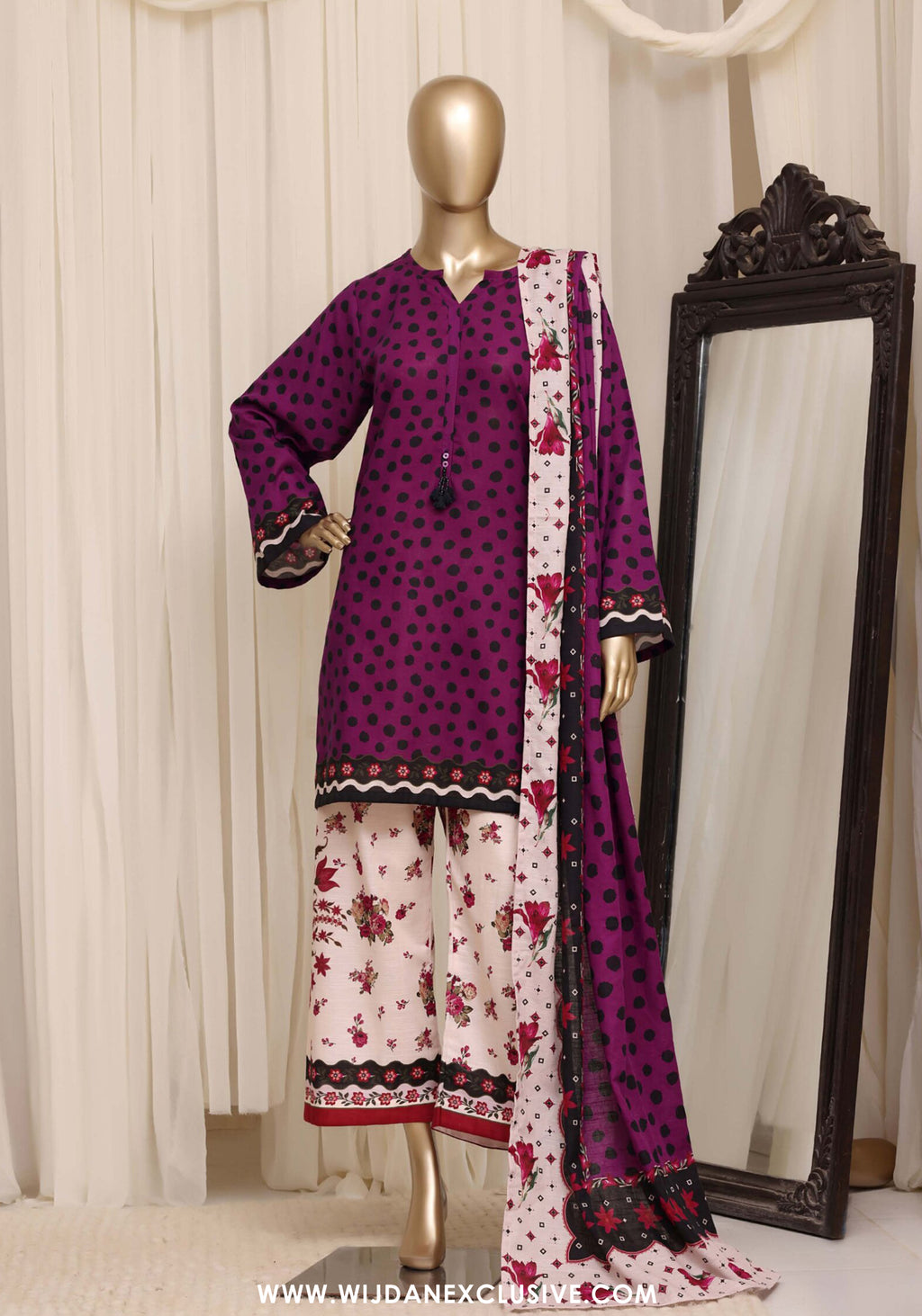 Sadabahar Stitched Printed Khaddar Collection - 2026 (D-05)