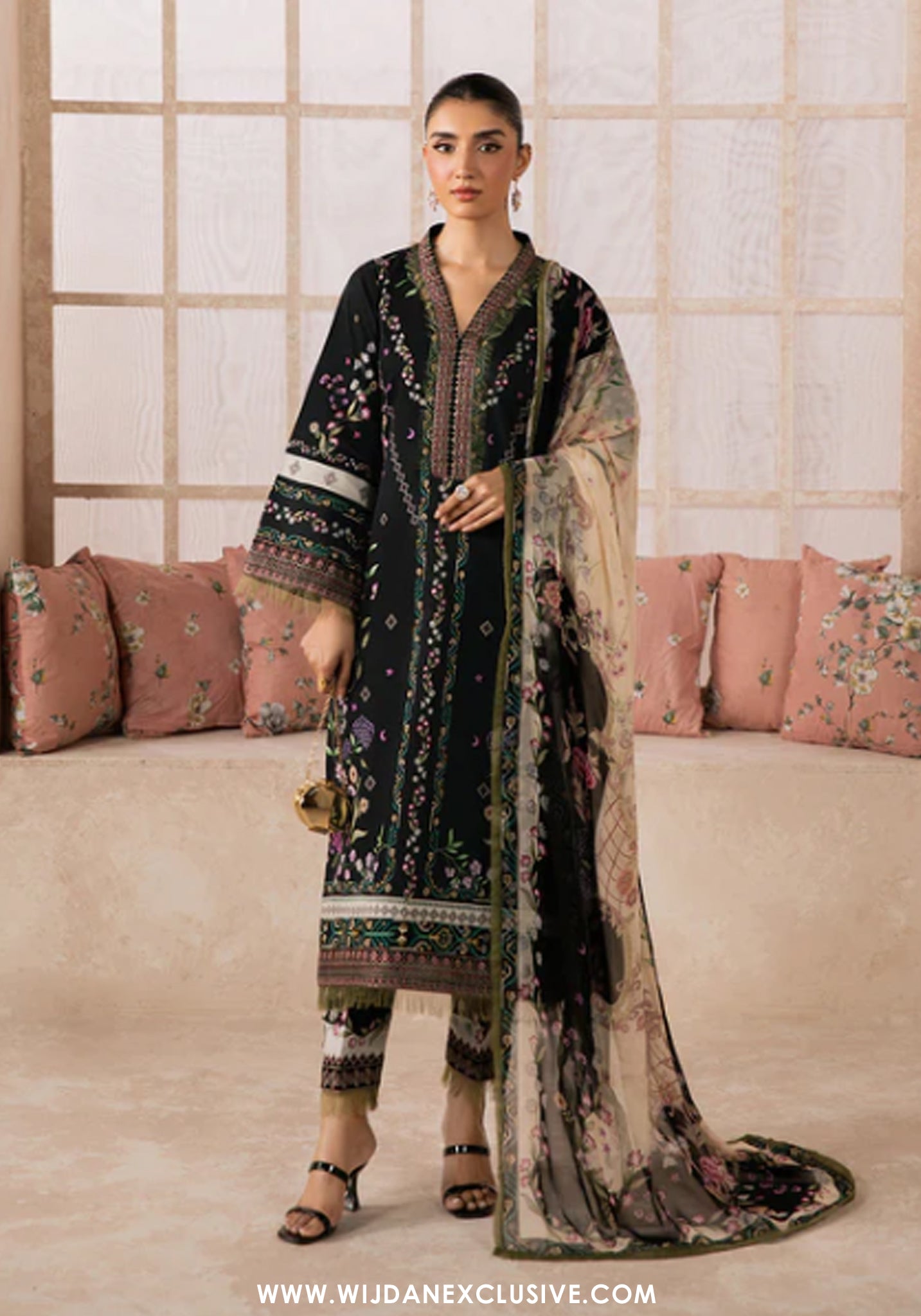 Syra by Gulaal | Unstitched Printed & Embroidered Lawn Collection - 2026 (ELINA)