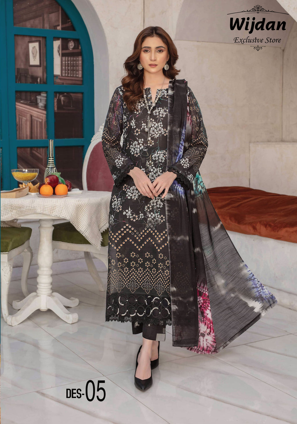 Gulaal Exclusive Printed Luxury Lawn Vol-02 by Aalaya D-05