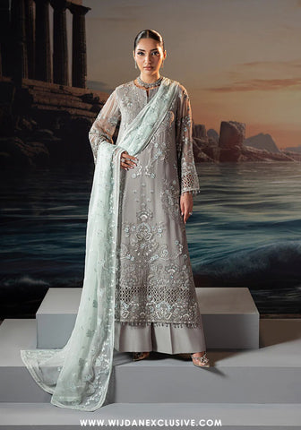 Riwayat Lamisah Unstitched Chiffon Collection - 2025 by Lavish (Taupe)