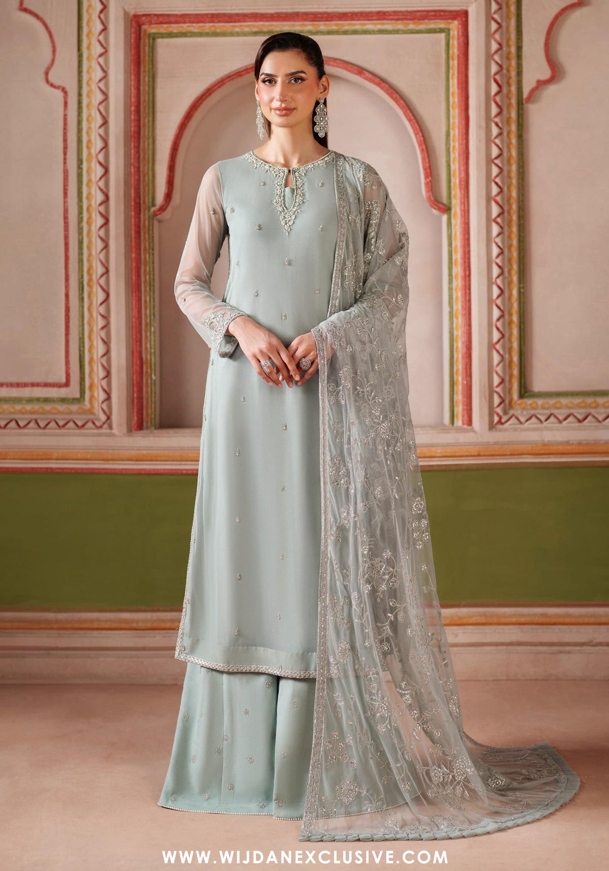 Falesia Unstitched Hand Embellished Formals - 2025 by Zarif HF-05 DINAAR