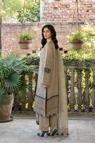 Bahaar Embroidered Lawn Collection'24 by Farasha D-05