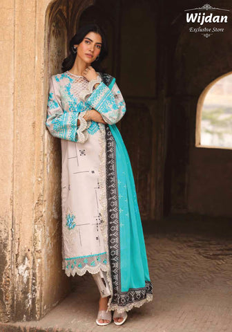 Charizma Infinity Embroidered Printed Lawn Collection'25 D-05