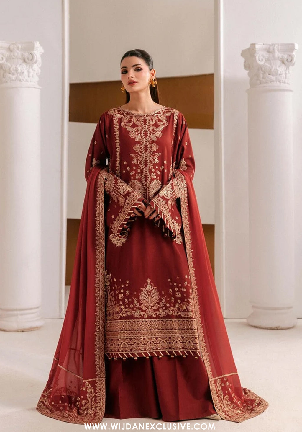 Florent Unstitched Embroidered Luxe Silk Formal Collecttion - 2026 (ELISE)