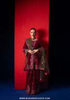 Makhmal by Guzel | Stitched Embroidered Velvet Collection - 2026 (SANJH)