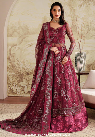 Zarif Zaneera Unstitched Printed & Embroidered Formals Collection - 2025 (FALEK)