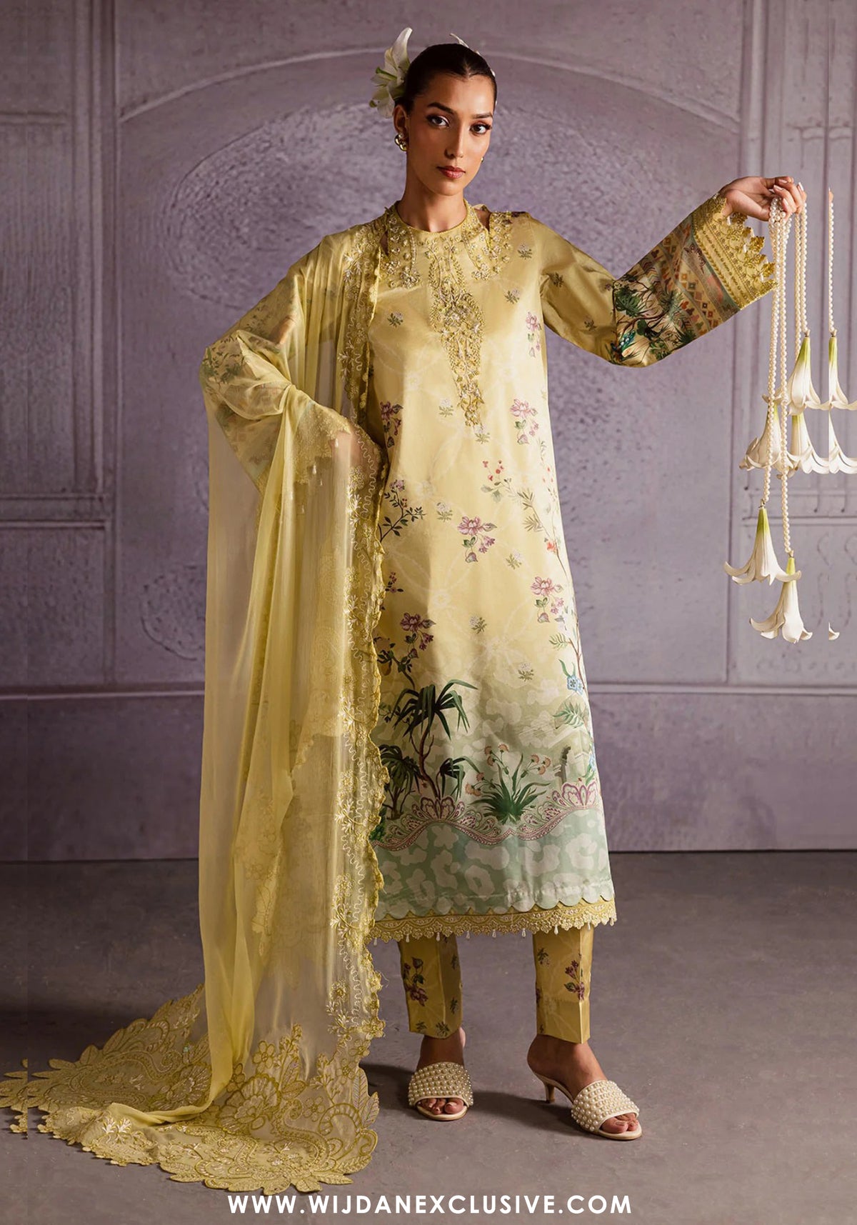 Nureh The Silk Unstitched Collection - 2025 S-30