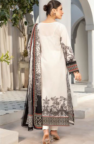 Elaheh Un-Stitched Printed Lawn'25 by M.Basics D-05