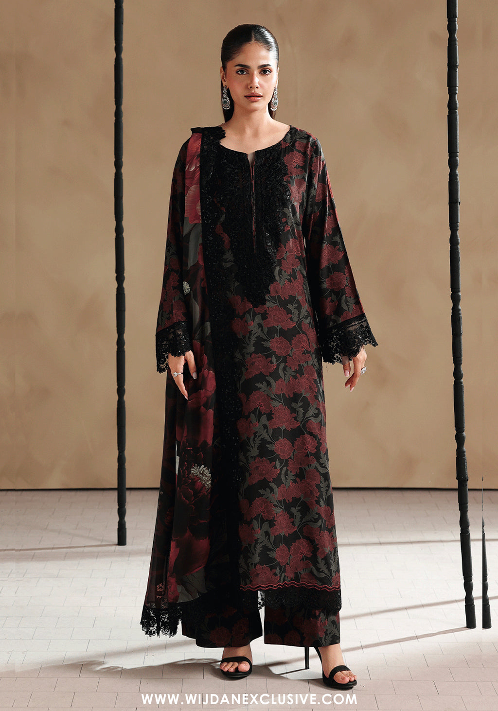 Naqsh by Ramsha | Unstitched Emb & Print Vol-02 Rawsilk'26 (RS-208)