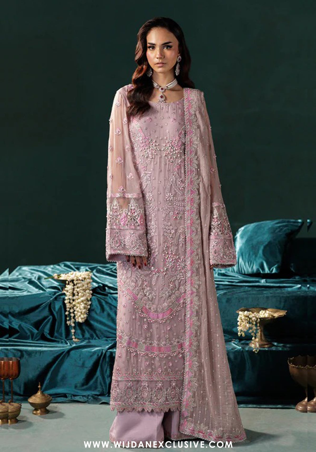 Panache Unstitched Luxury Chiffon Collection - 2025 by Saad Shaikh D-07