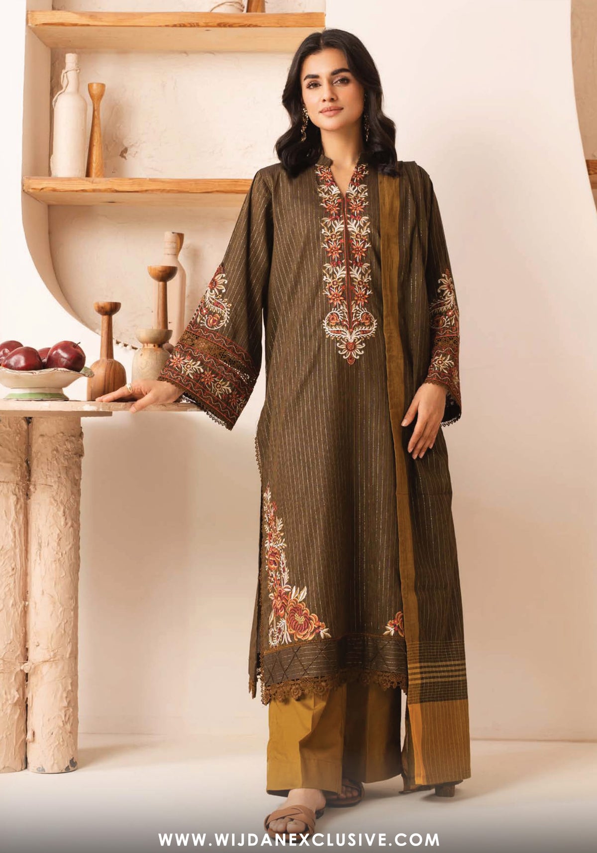 Rizil Embroidered Fancy Lawn Collection - 2025 D-432