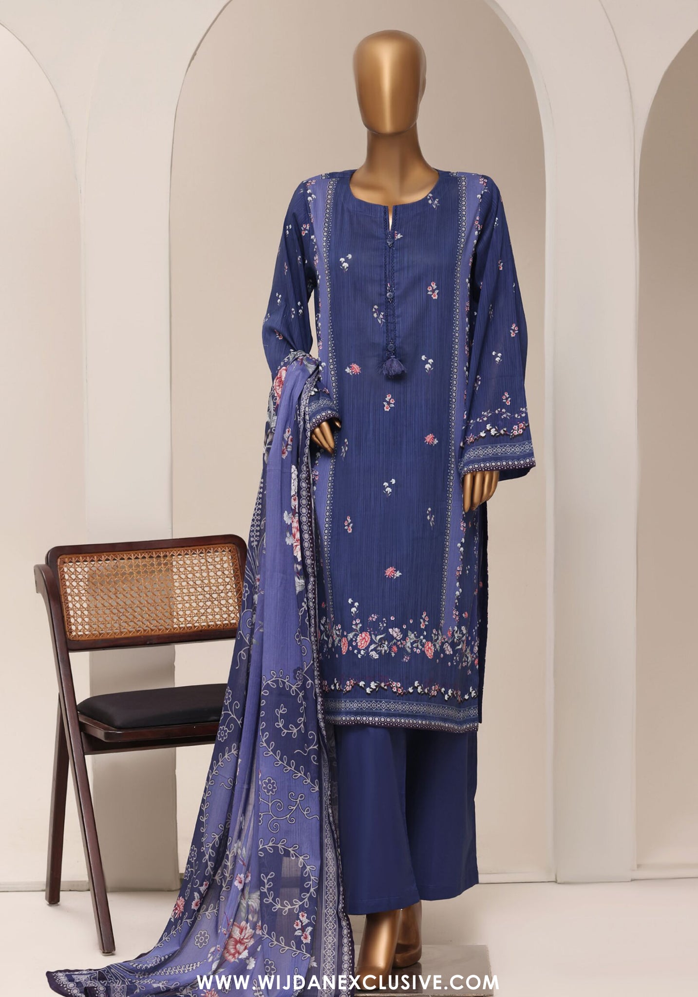 Sadabahar Stitched Printed Lawn Vol-13 Collection – 2026 (D-05)