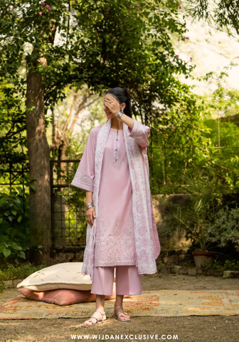 Rua by Casual Lite | Stitched Pre Fall Linen Drop-II Collection - 2025 (BLUSH POEM)